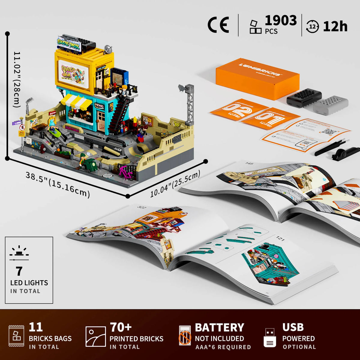 Lumibricks 19011 - Stadtleben: Skate Park