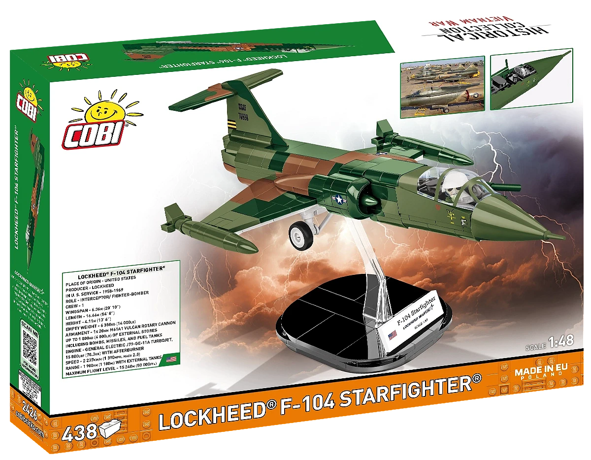Cobi 2426 - Vietnam War: Lockheed Martin F-104 Starfighter