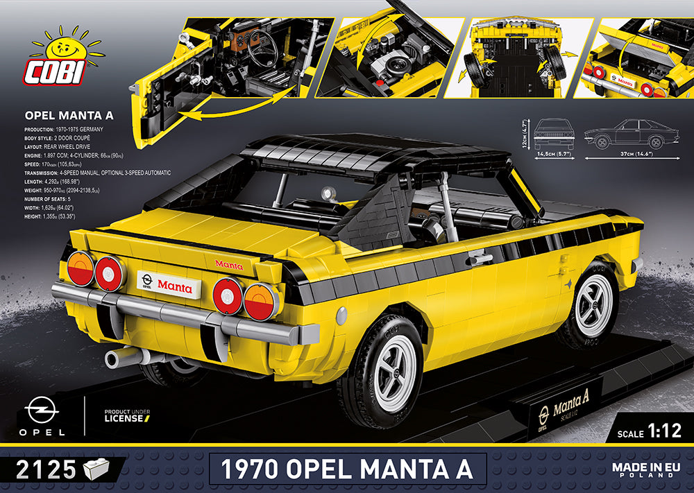 Cobi 24338 - Executive Edition: Opel Manta A 1970