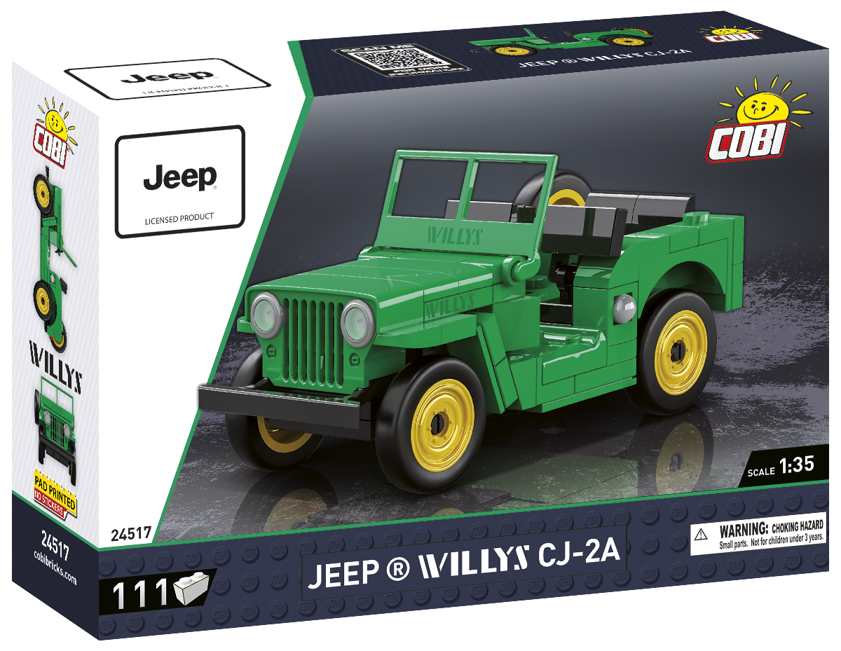 Cobi 24517 - Youngtimer Collection 1:35: Jeep Willys CJ-2A