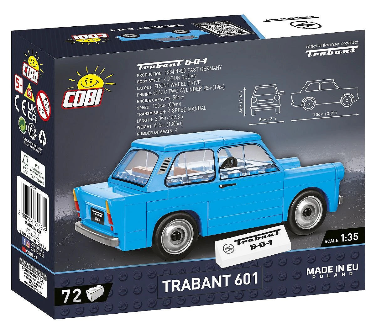 Cobi 24539 - Youngtimer: Trabant 601