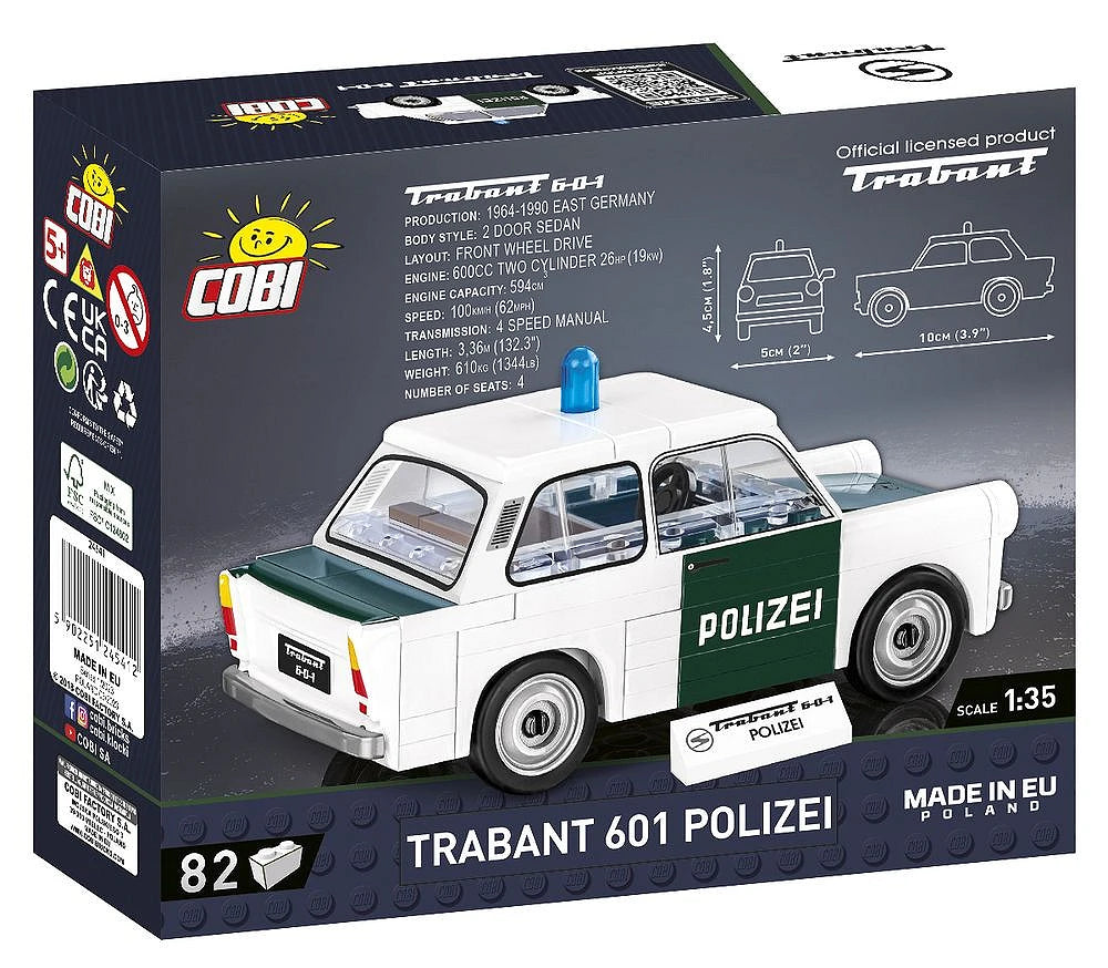 Cobi 24541 - Youngtimer: Trabant 601 Polizei