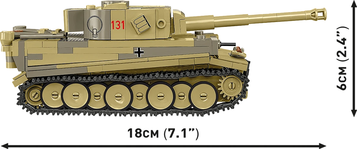 Cobi 2734 - Historical Collection WWII: Panzer VI Tiger I no 131