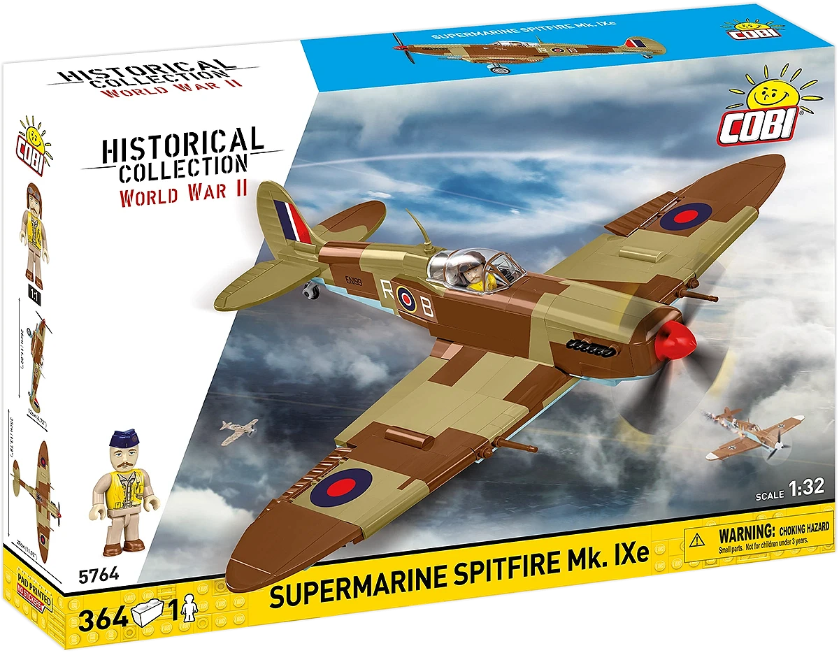 Cobi 5764 - Historical Collection WWII: Supermarine Spitfire Mk.IXe