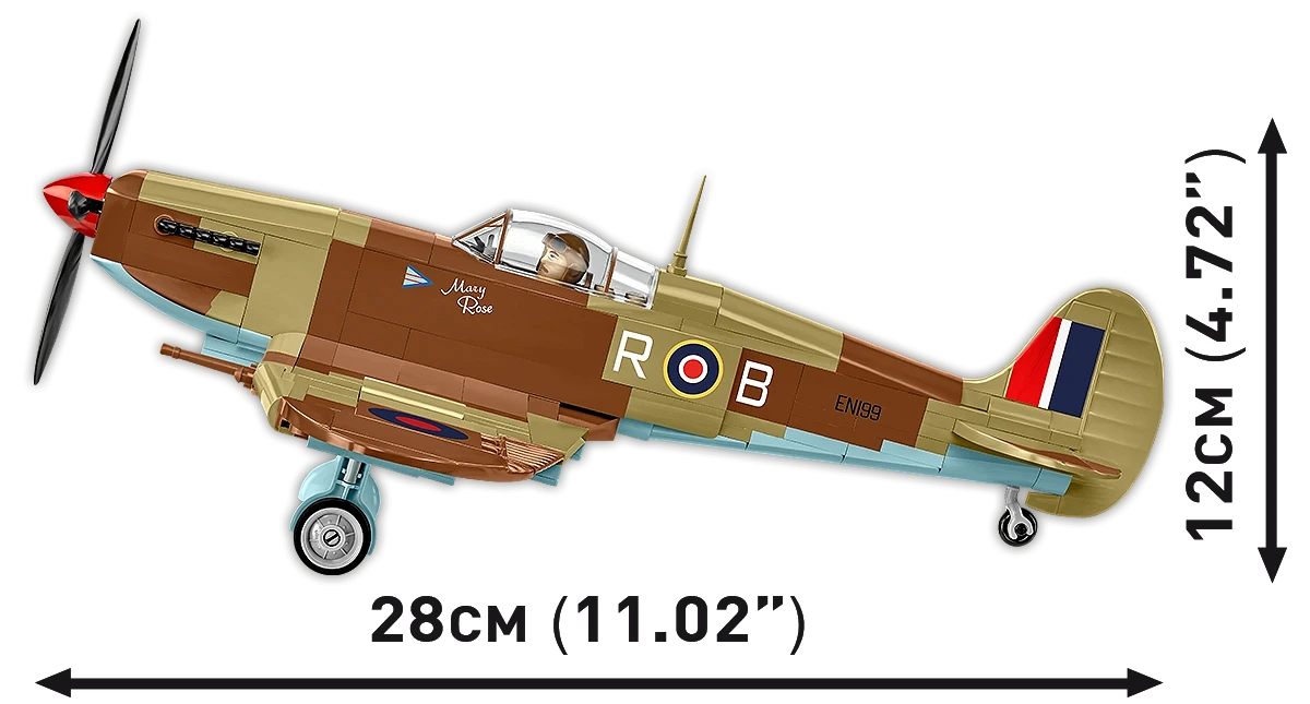 Cobi 5764 - Historical Collection WWII: Supermarine Spitfire Mk.IXe