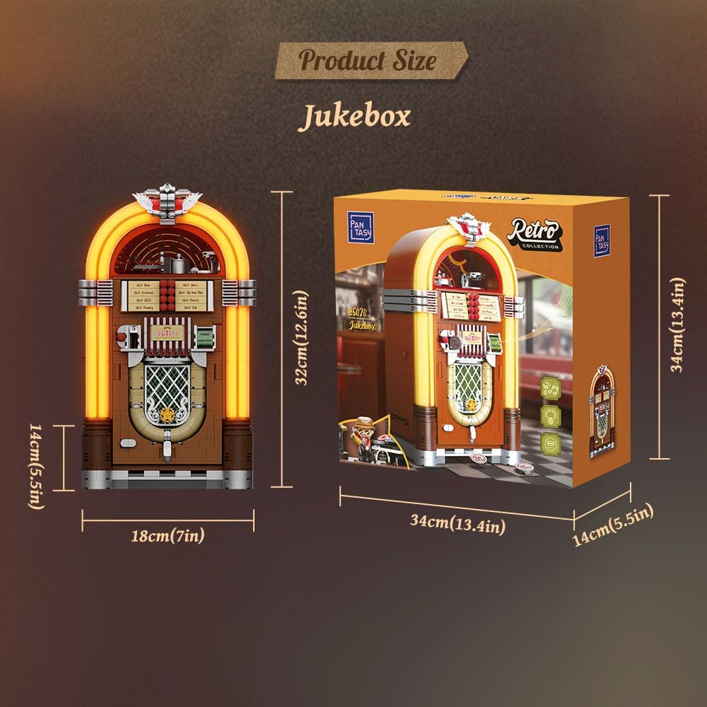 Pantasy 85020 - Retro: Jukebox Klemmbausteinset