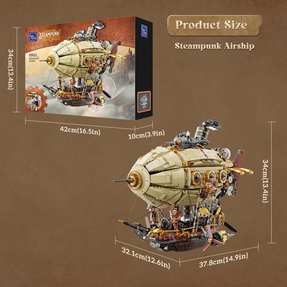 Pantasy 85021 - Steampunk: Airship // Luftschiff Klemmbausteinset