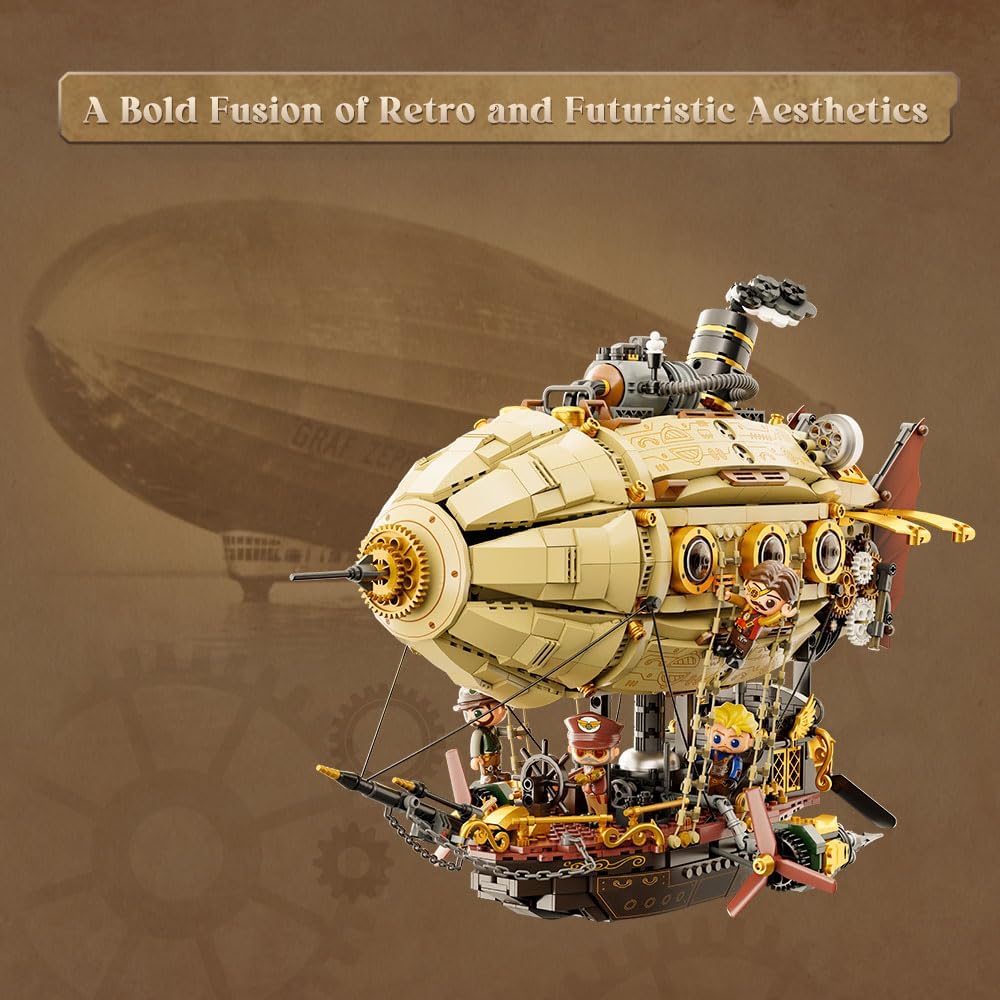 Pantasy 85021 - Steampunk: Airship // Luftschiff Klemmbausteinset