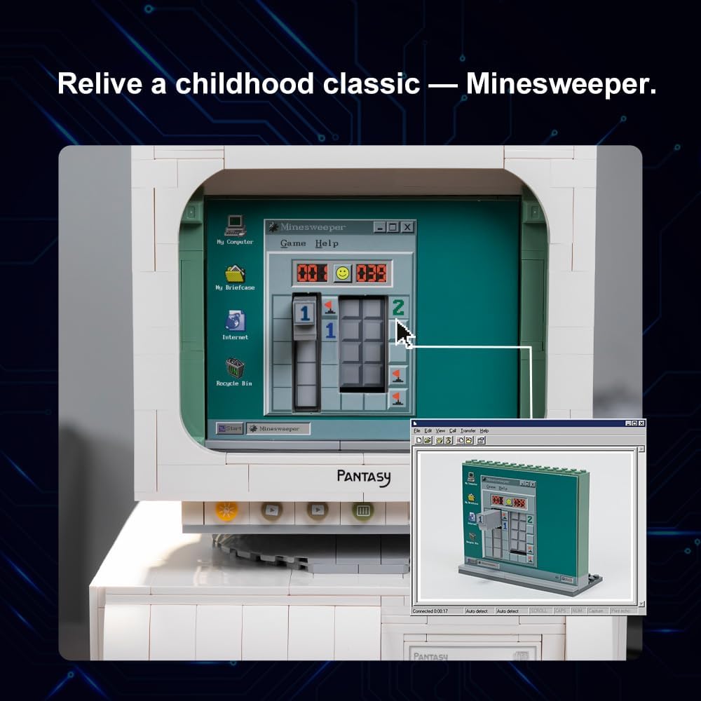 Pantasy - Retro: Old School PC Klemmbaustein-Set 85005