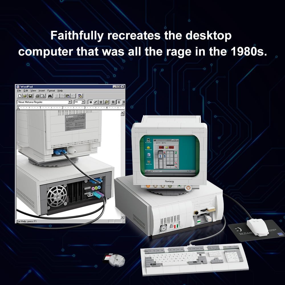 Pantasy - Retro: Old School PC Klemmbaustein-Set 85005