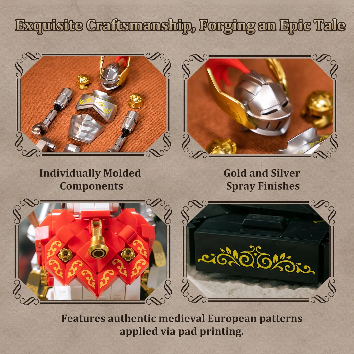 Pantasy - Krieger: Ritter 85030 Klemmbausteinset