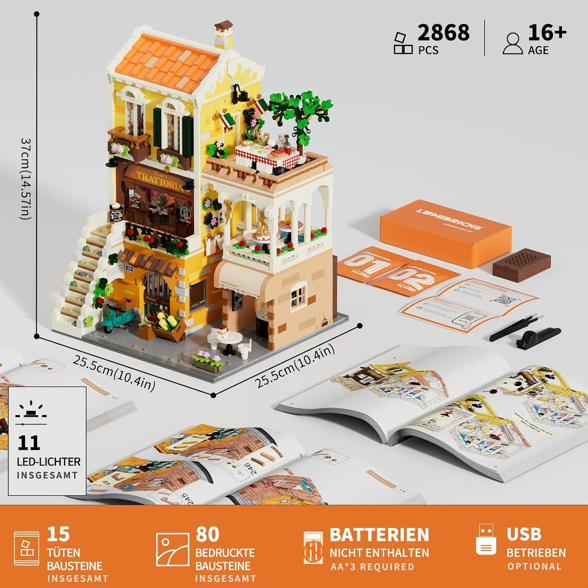 Lumibricks 15010 - Stadtleben: Italienisches Restaurant