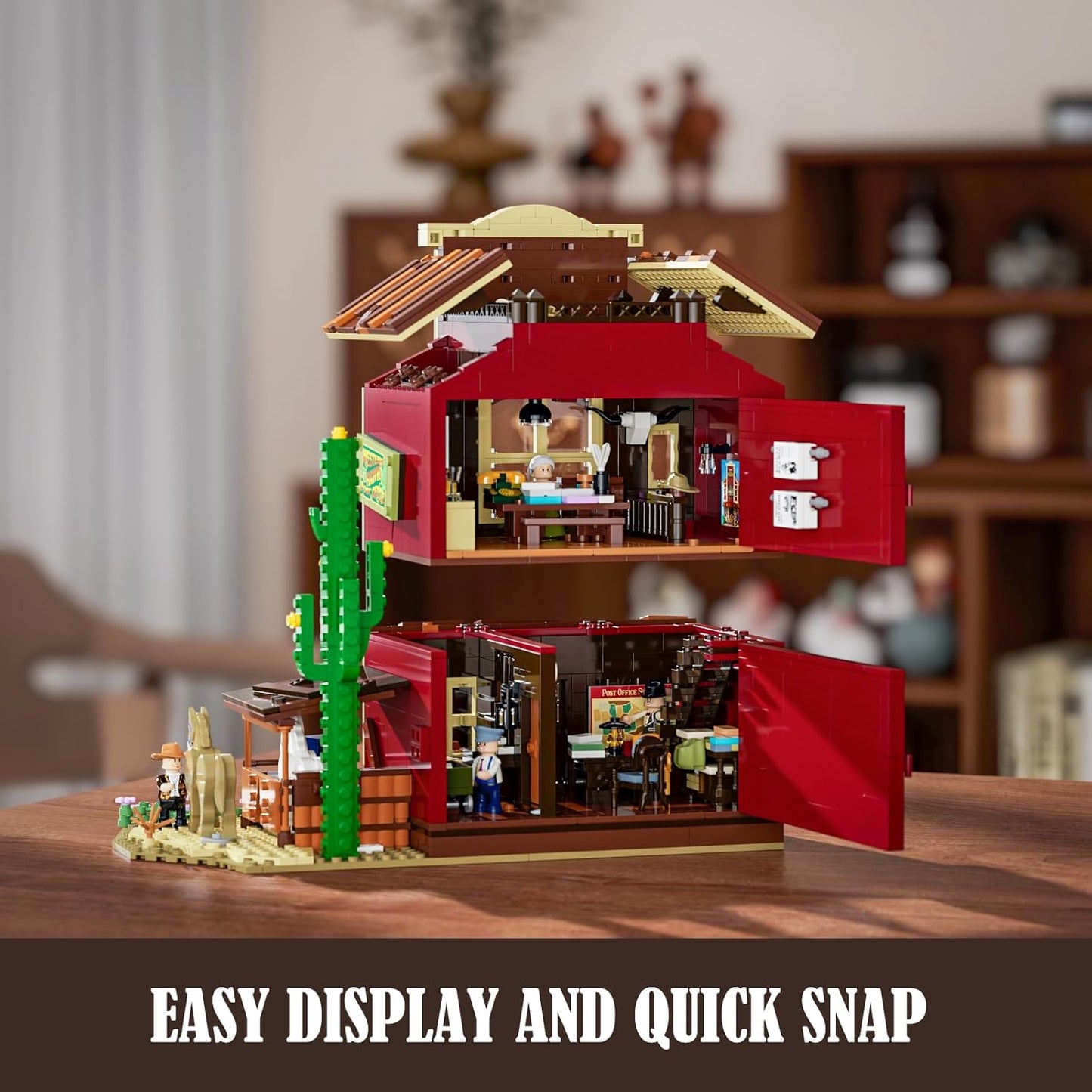 Funwhole // Lumibricks F9044 - Western: Old West Post Office (1692 Klemmbausteine)