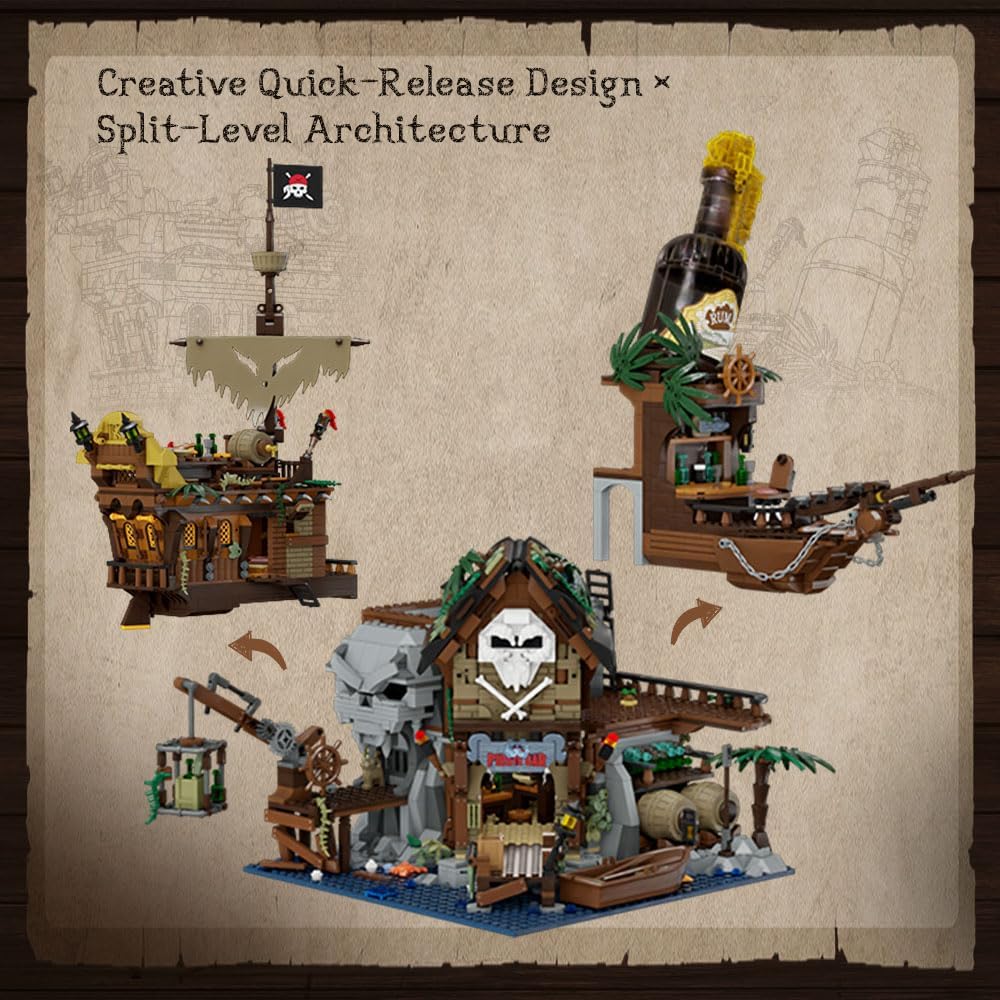 Pantasy 85022 - Originals: Pirate Pub // Piratenbar Klemmbausteinset