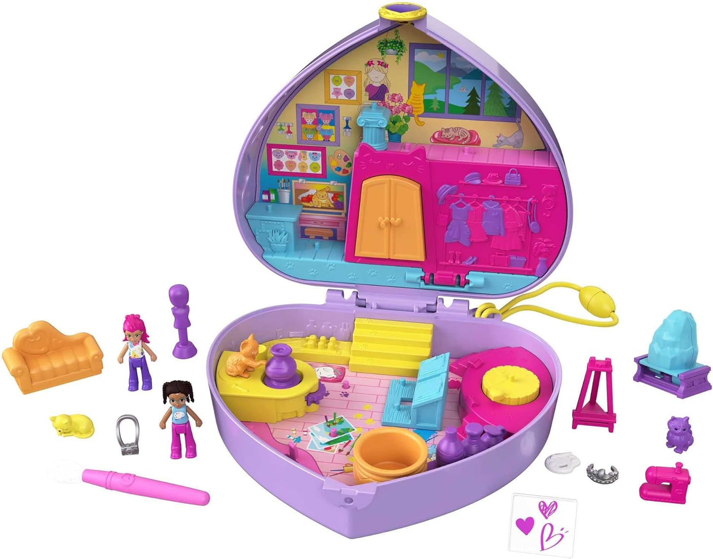 Mattel - Polly Pocket: Shanis Kunst-Studio Spielset - lootstore.de