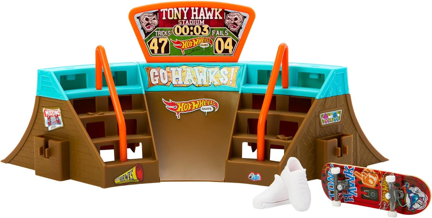 Mattel - Hot Wheels: Tony Hawk Stadium Skatepark Fingerboard - lootstore.de