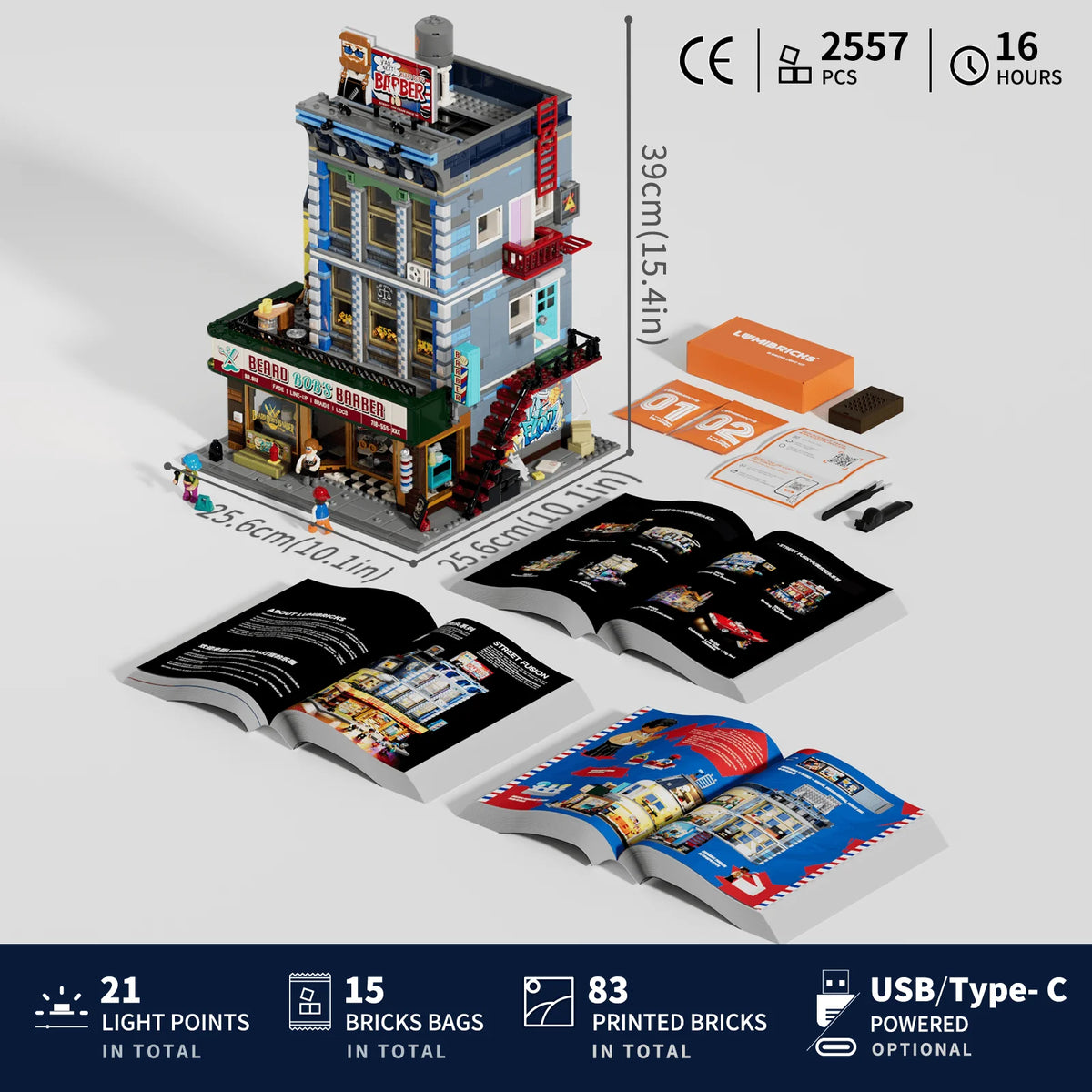 Lumibricks 19012 - Stadtleben: Barbershop
