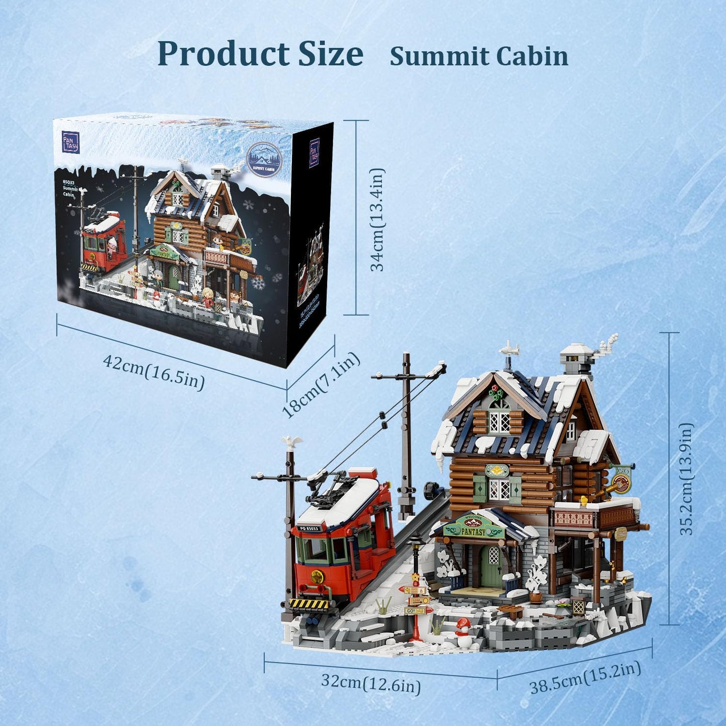Pantasy - Originals: Summit Cabin 85033 Klemmbausteinset