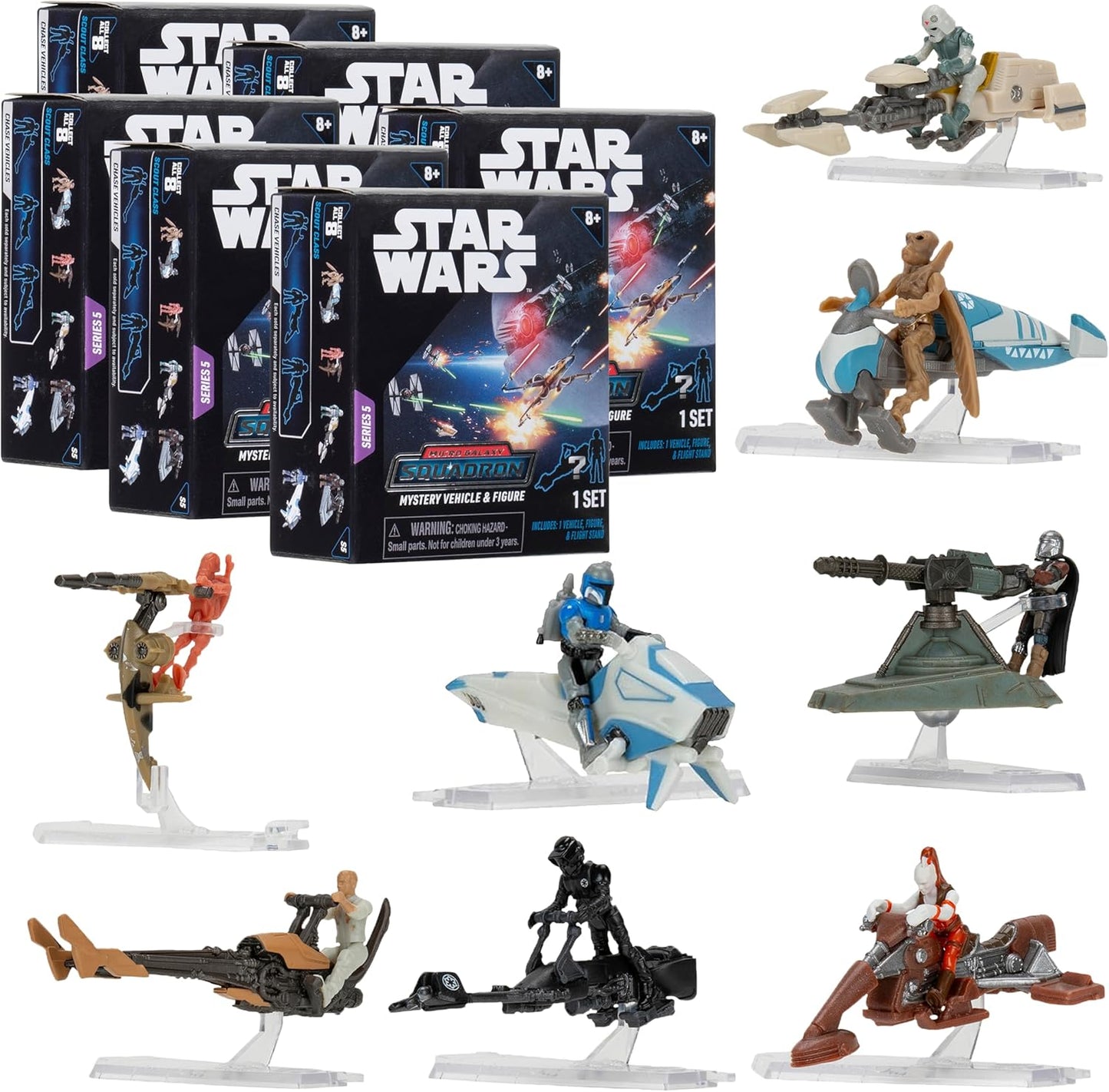 Jazwares - Star Wars Micro Galaxy Squadron: Series 5 Scout Class