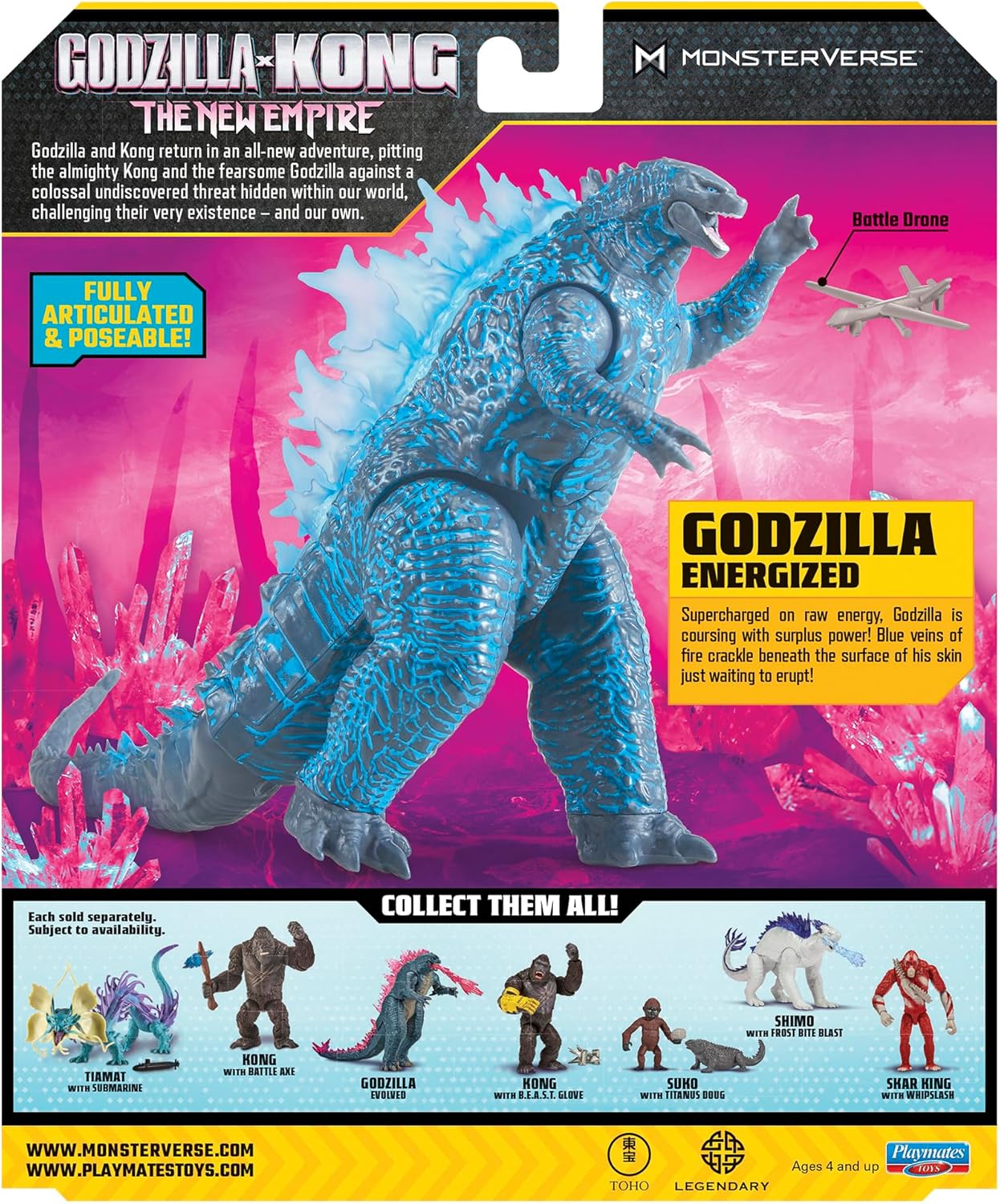 Playmates - Godzilla x Kong: Energized Godzilla