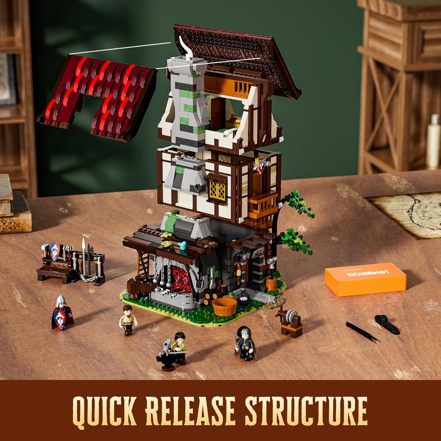Lumibricks F9040 - Mittelalter: Schmiede