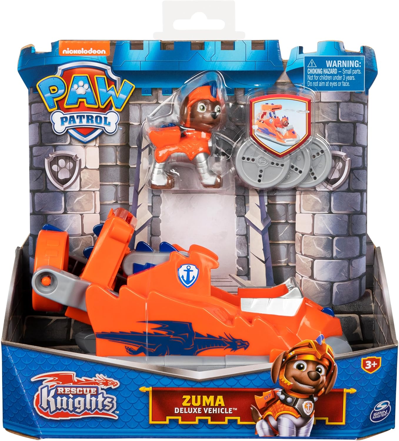 Spinmaster - Paw Patrol: Rescue Knights Zuma Deluxe Fahrzeug - lootstore.de
