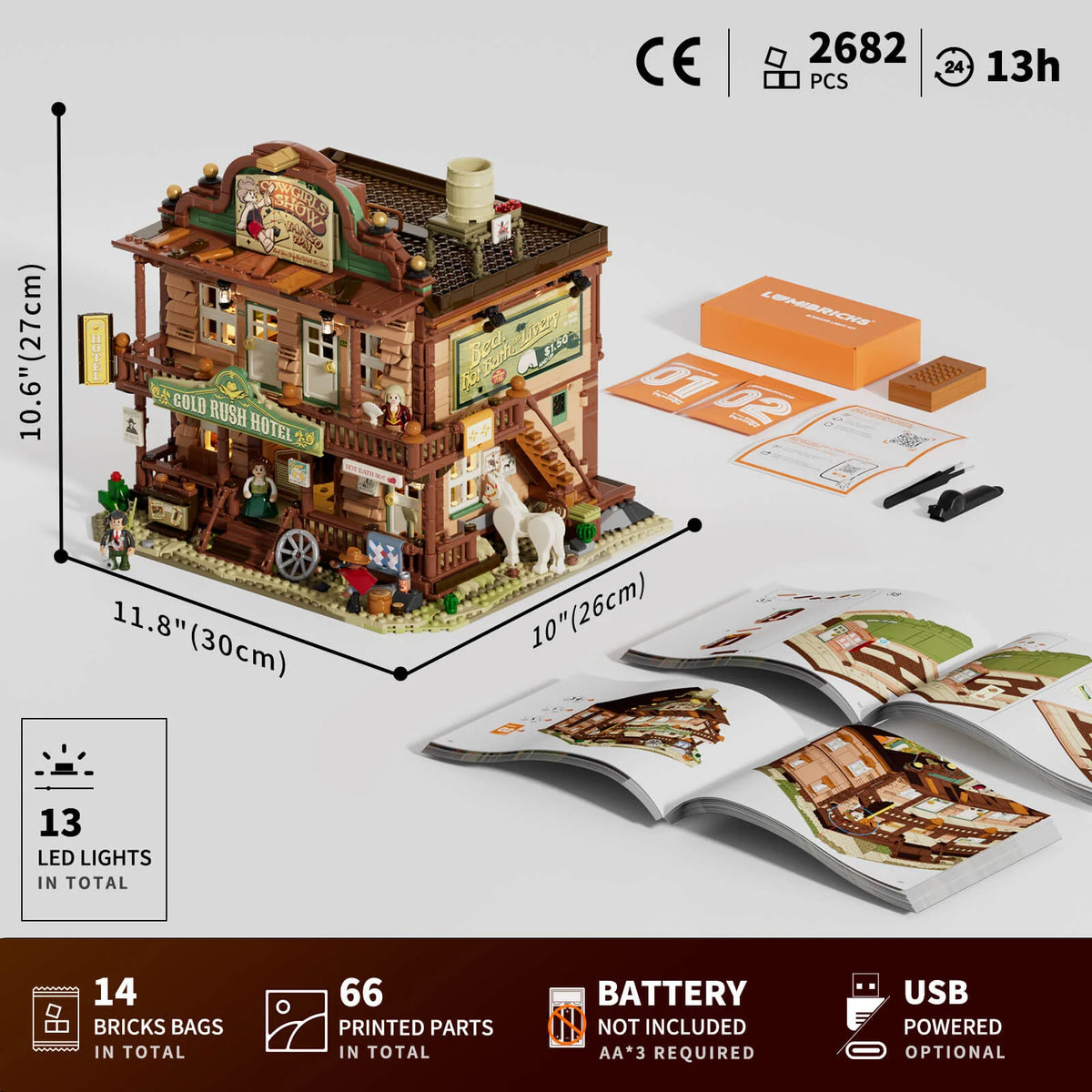 Lumibricks 14014 - Wild West: Old West Inn