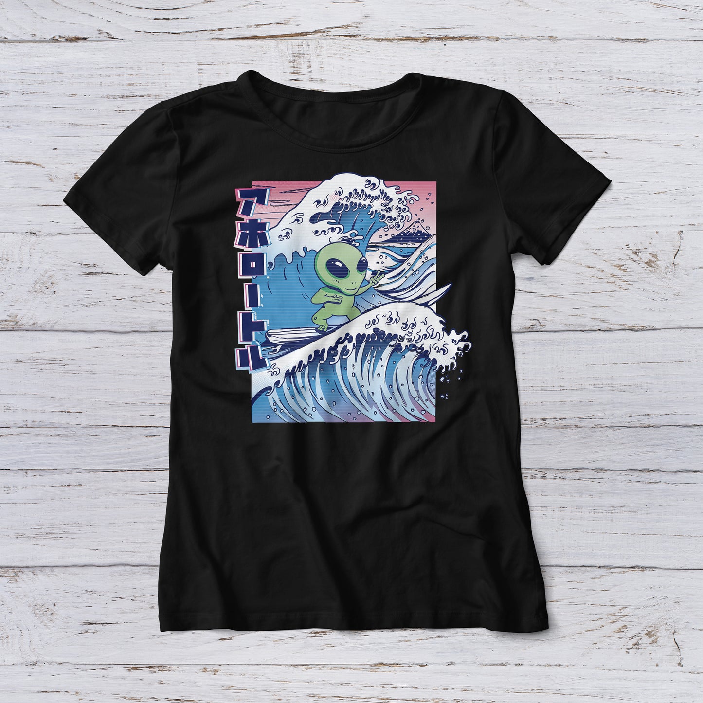 Lootgear - Cartoon World: Alien Wave T-Shirt