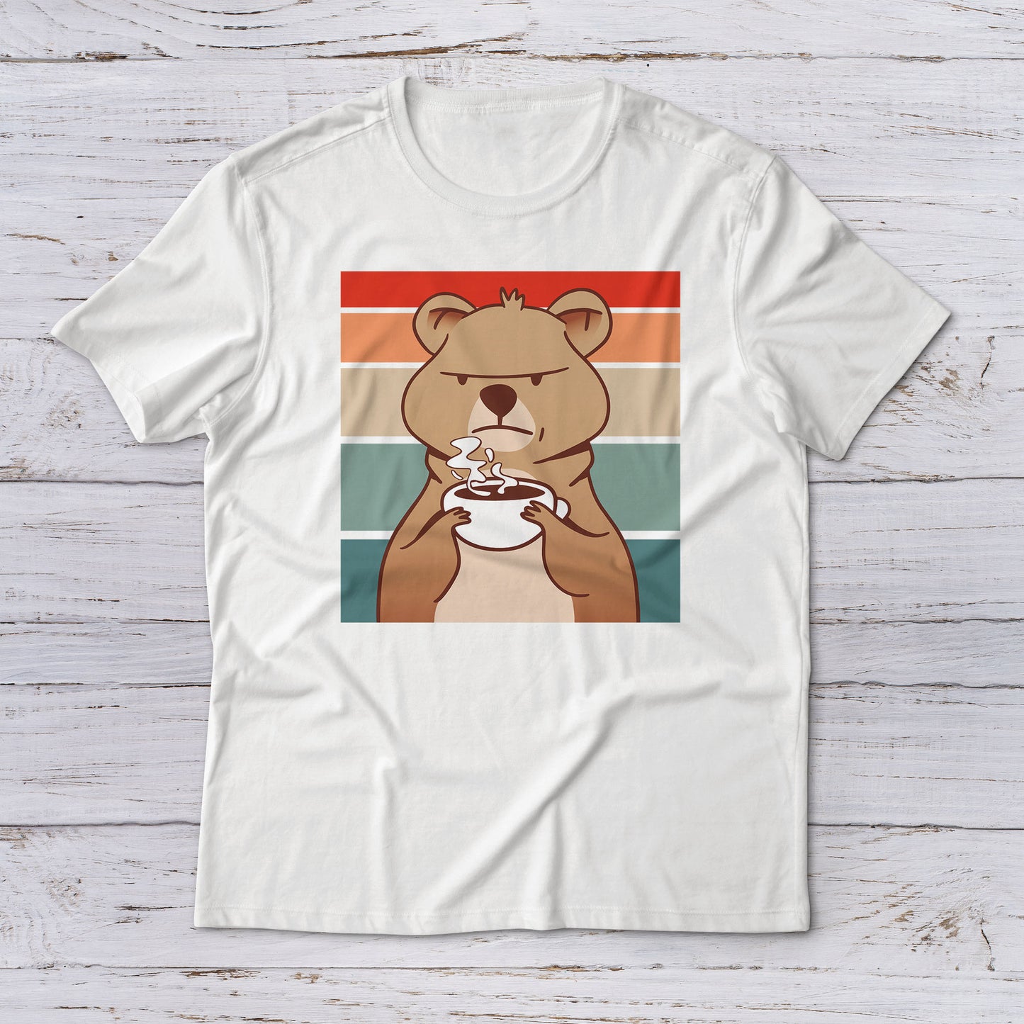 Lootgear - Cartoon World: Angry Quokka with Coffee T-Shirt