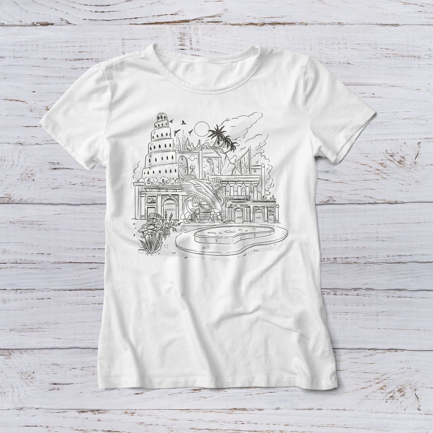 Lootgear - Fantasy World: Babylon Garden T-Shirt - lootstore.de