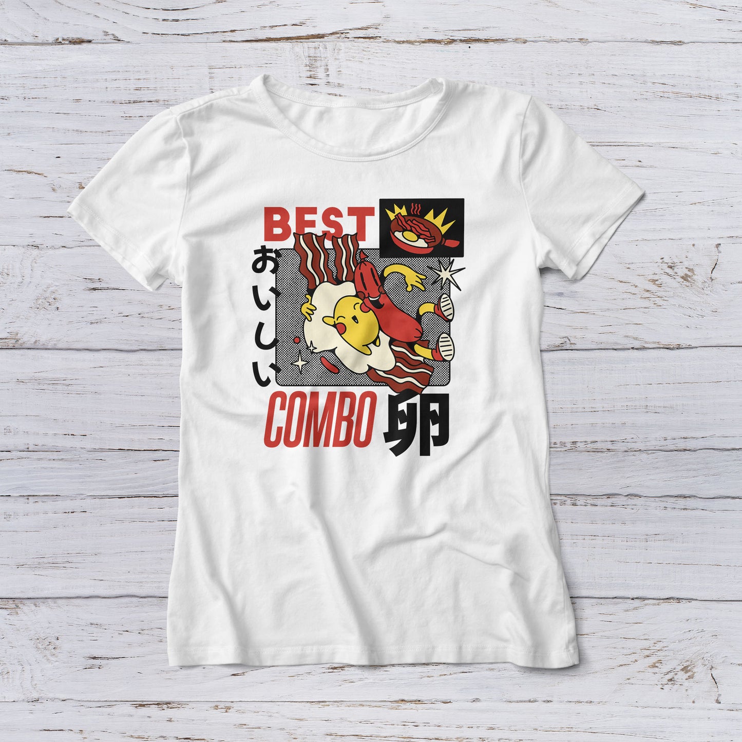 Lootgear - Cartoon World: Best Breakfast Combo T-Shirt - lootstore.de