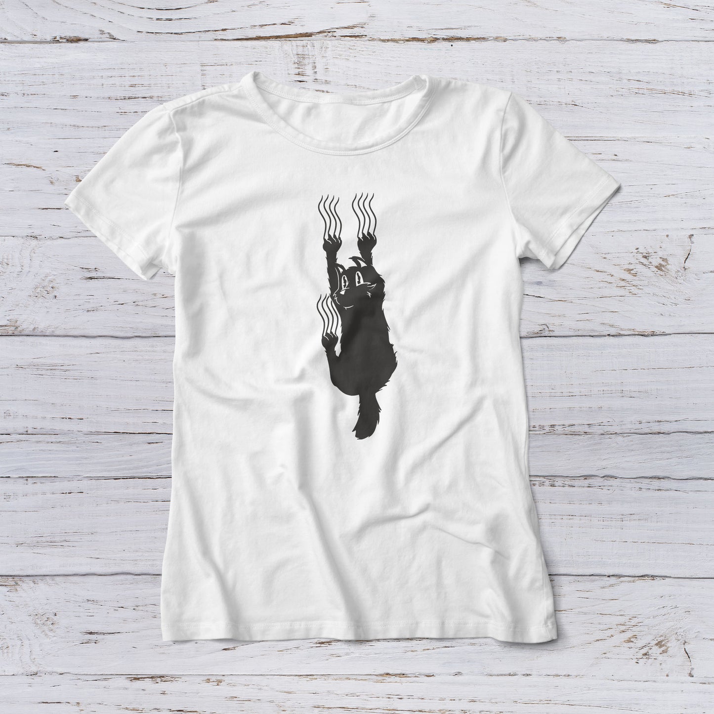 Lootgear - Cartoon World: Scratching Cat T-Shirt - lootstore.de