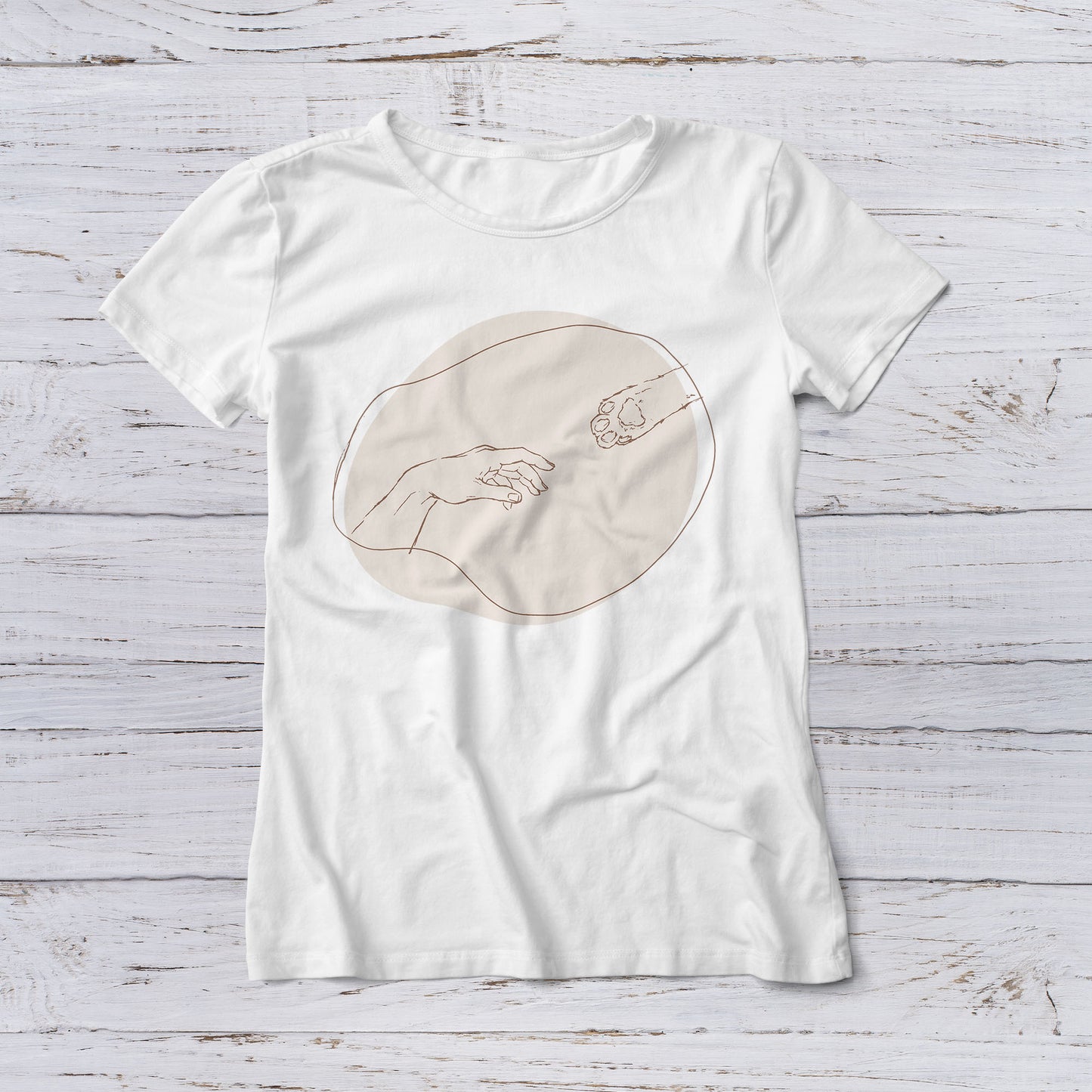 Lootgear - Cartoon World: Creation of Man T-Shirt