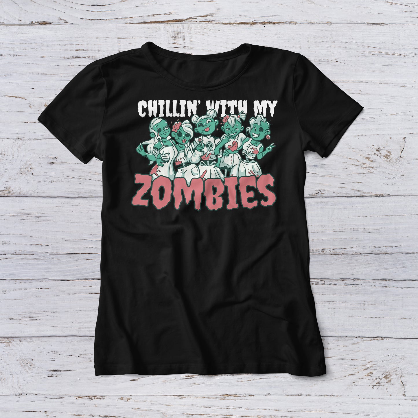 Lootgear - Fun Stuff: Chillin with my Zombies T-Shirt - lootstore.de