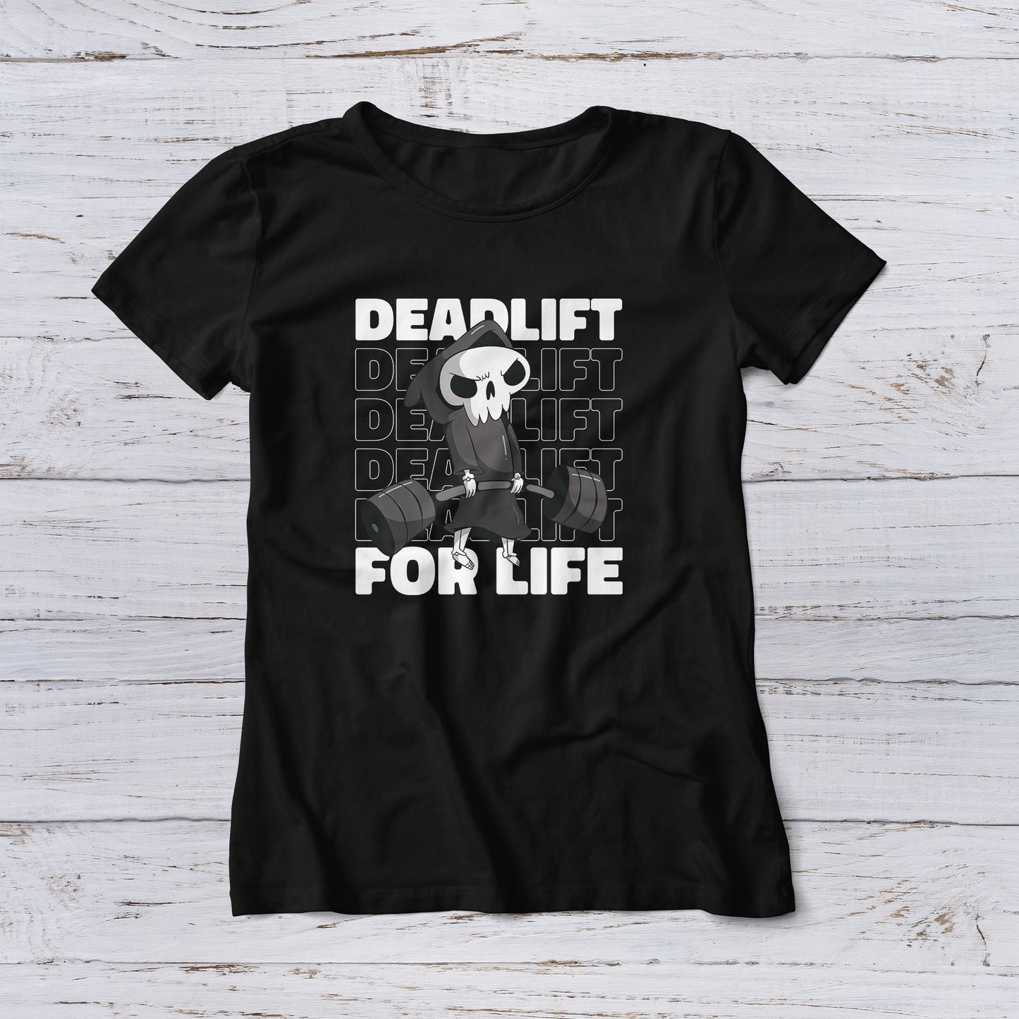 Lootgear - Cartoon World: Deadlift for Life T-Shirt