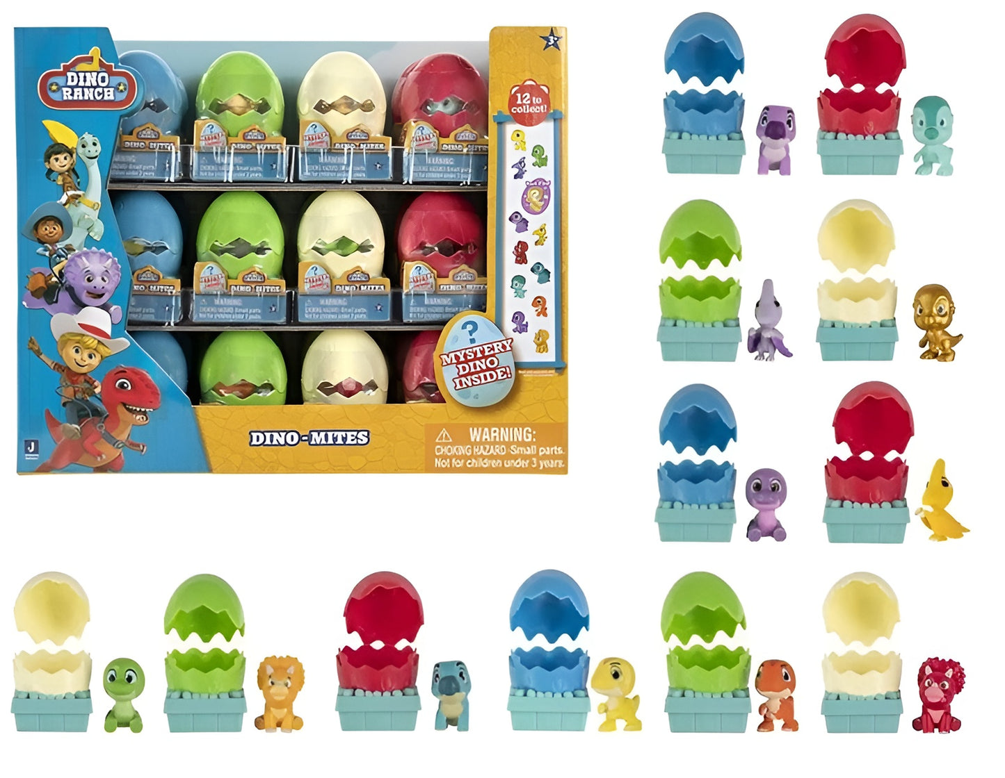 Jazwares - Dino Ranch: Blindboxen Dino Babys im Ei - lootstore.de