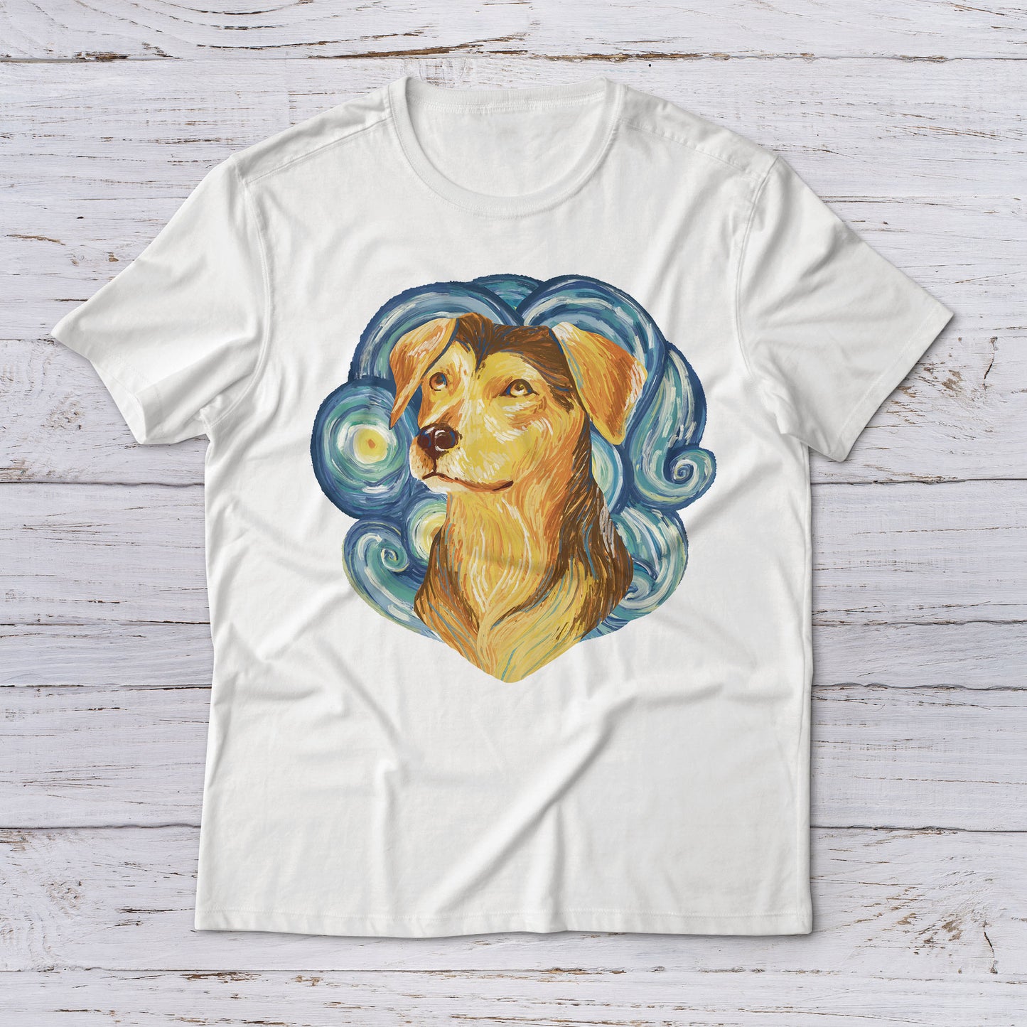 Lootgear - Cartoon World: Dog Art Post Impression T-Shirt - lootstore.de