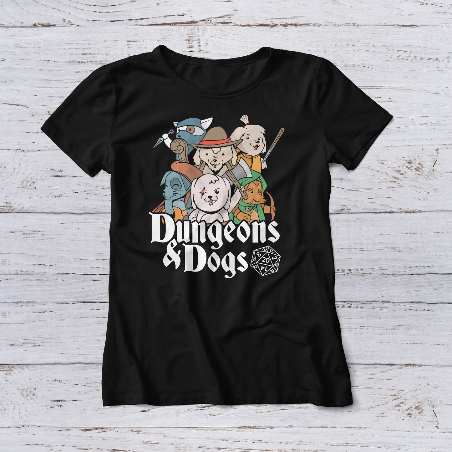 Lootgear - Gaming: Dungeons & Dogs T-Shirt - lootstore.de