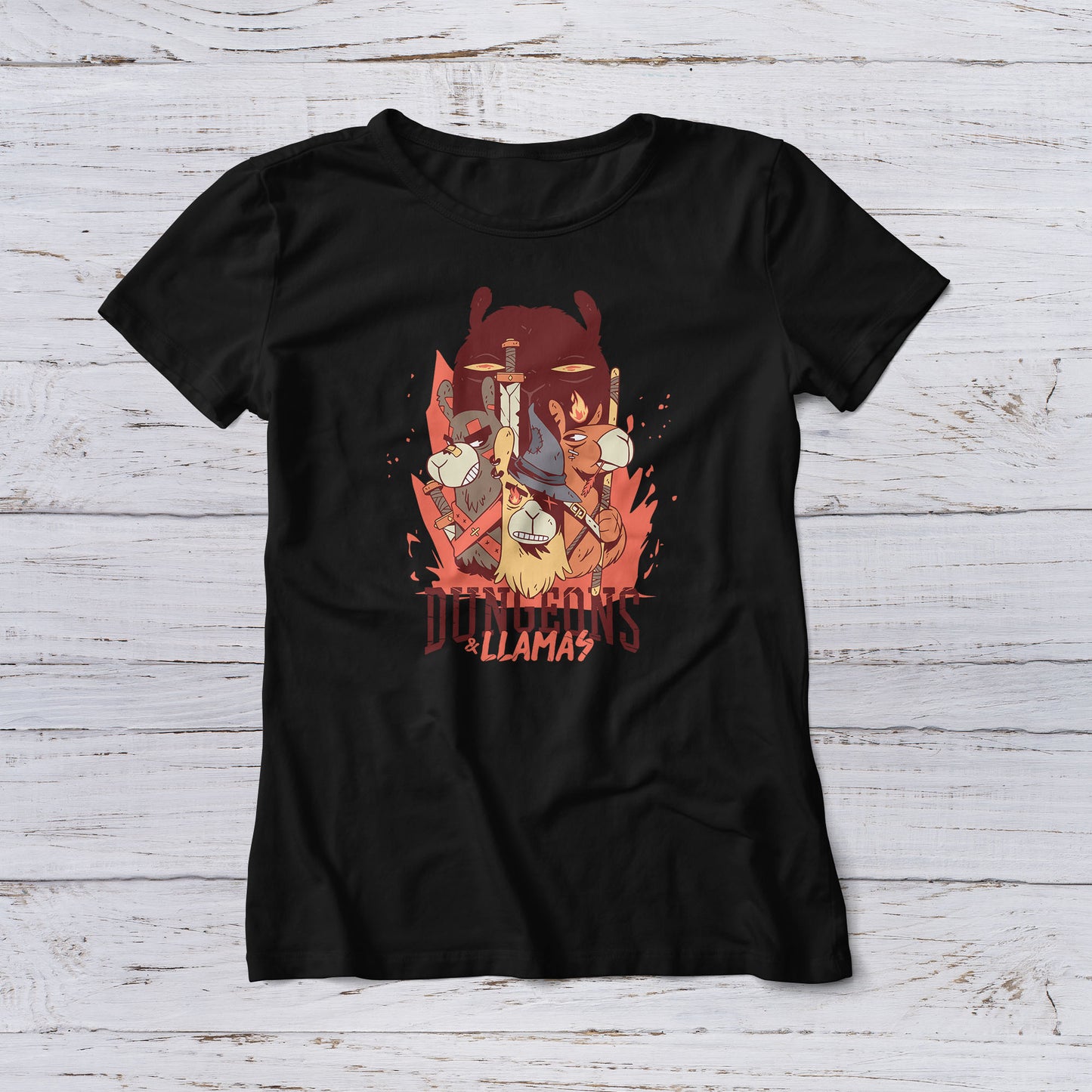 Lootgear - Gaming: Dungeons & Llamas T-Shirt - lootstore.de