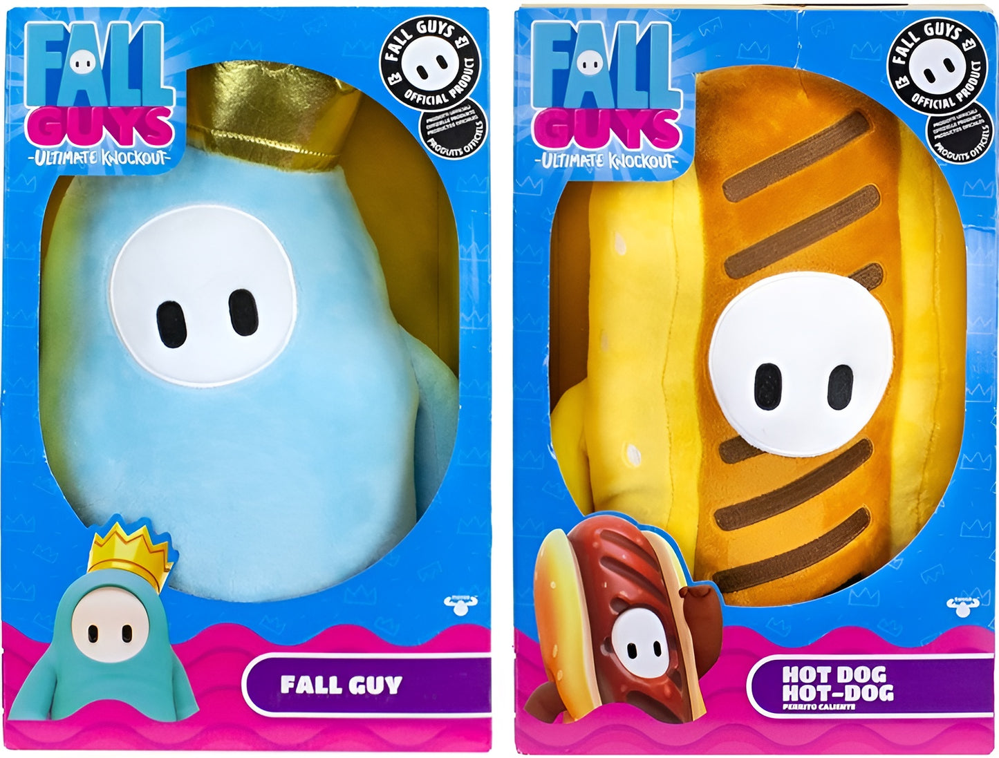 Moose Toys - Fall Guys Hot Dog Krone: 30 cm Plüschfiguren Auswählen - lootstore.de