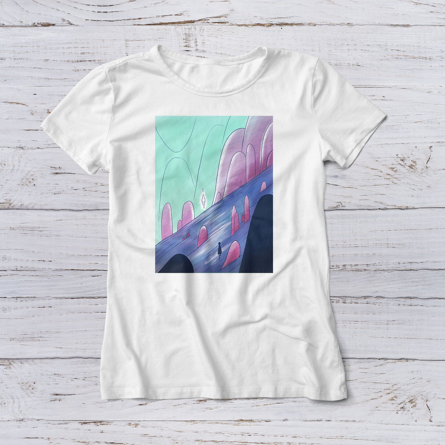 Lootgear - Fantasy World: Fantasy Landscape I T-Shirt