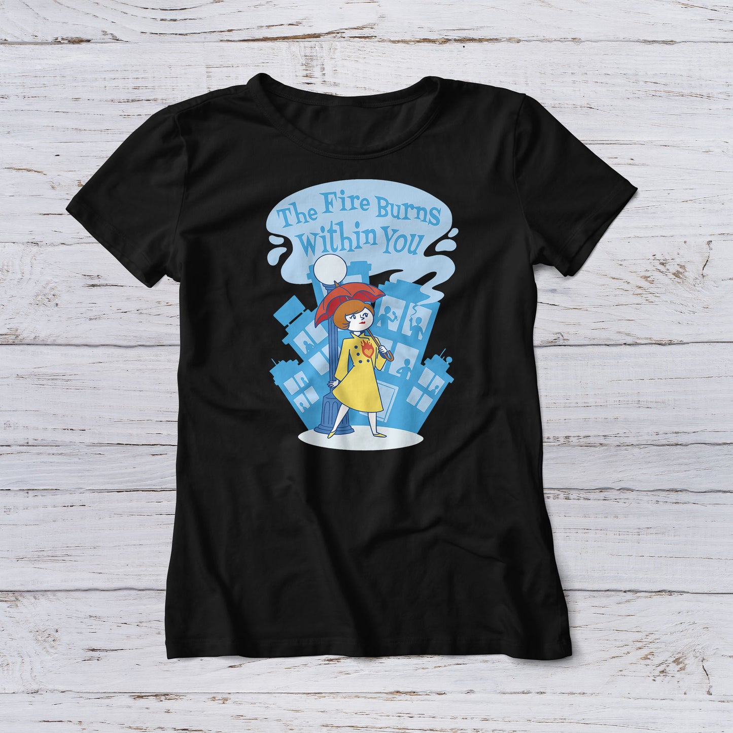 Lootgear - Cartoon World: The Fire Burns Within You T-Shirt - lootstore.de