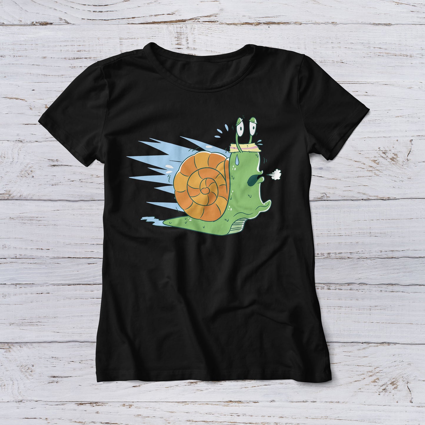 Lootgear - Cartoon World: Fitnessschnecke Tree T-Shirt - lootstore.de
