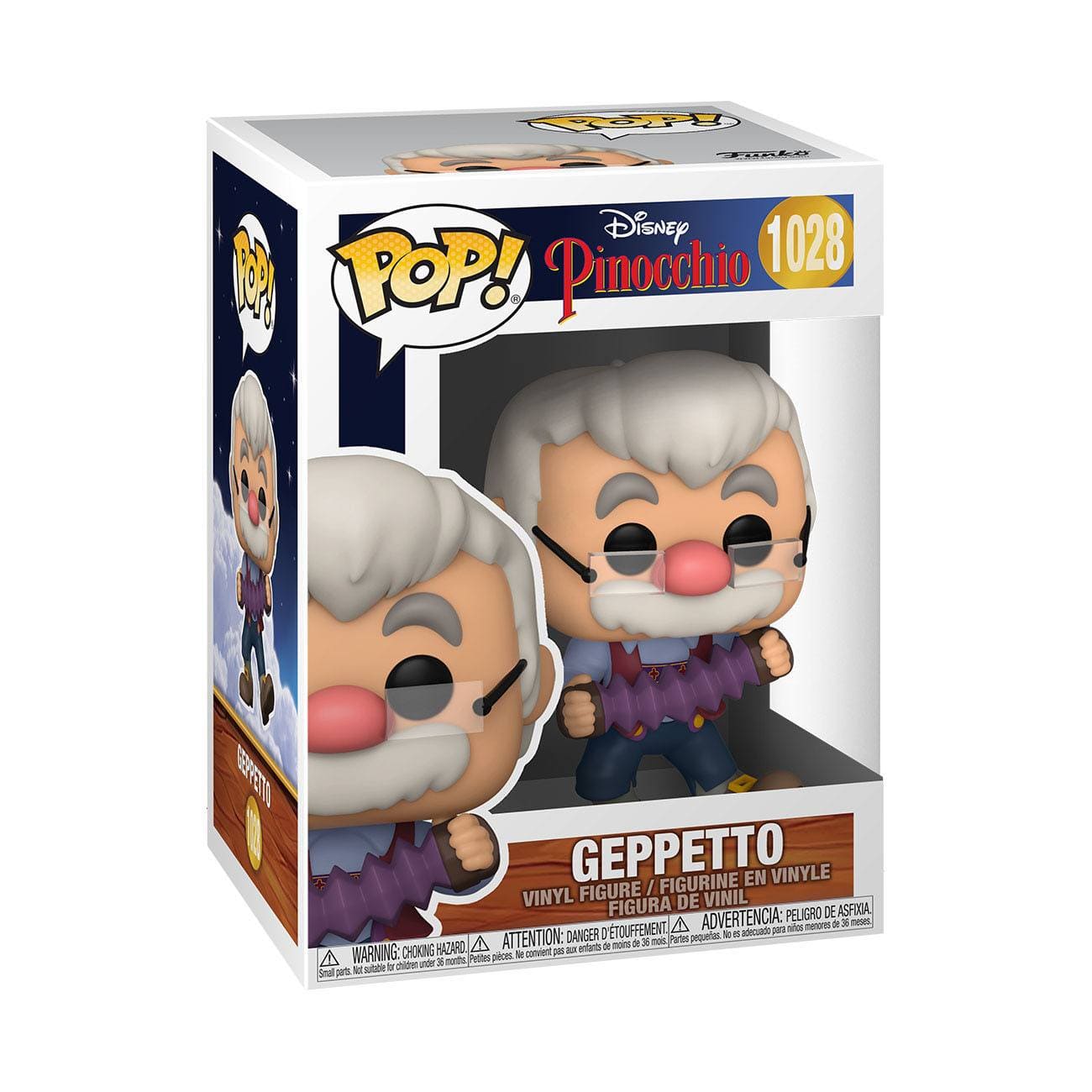 Funko POP! Disney - Pinocchio: Geppetto mit Akkordion