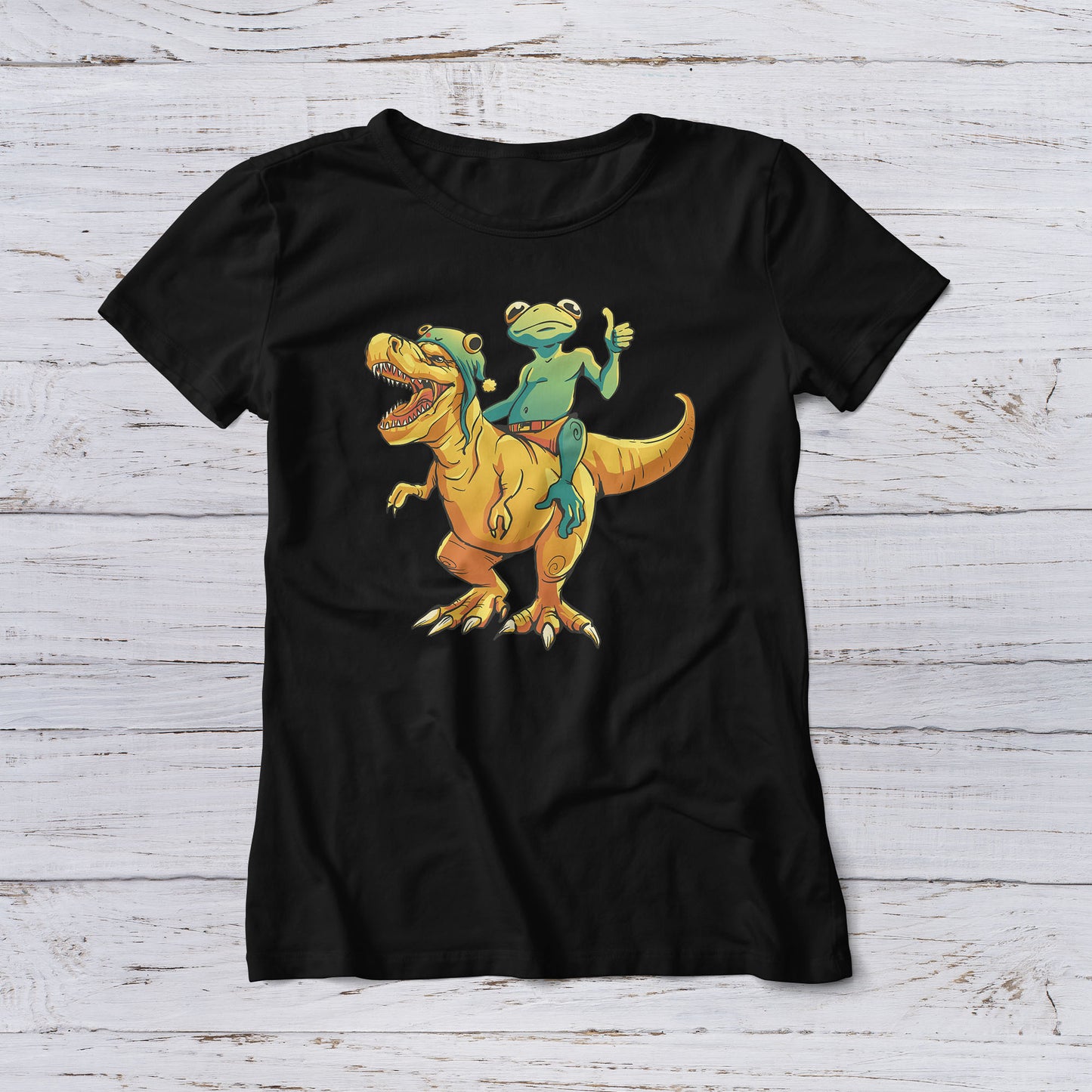 Lootgear - Cartoon World: Riding Frog T-Shirt