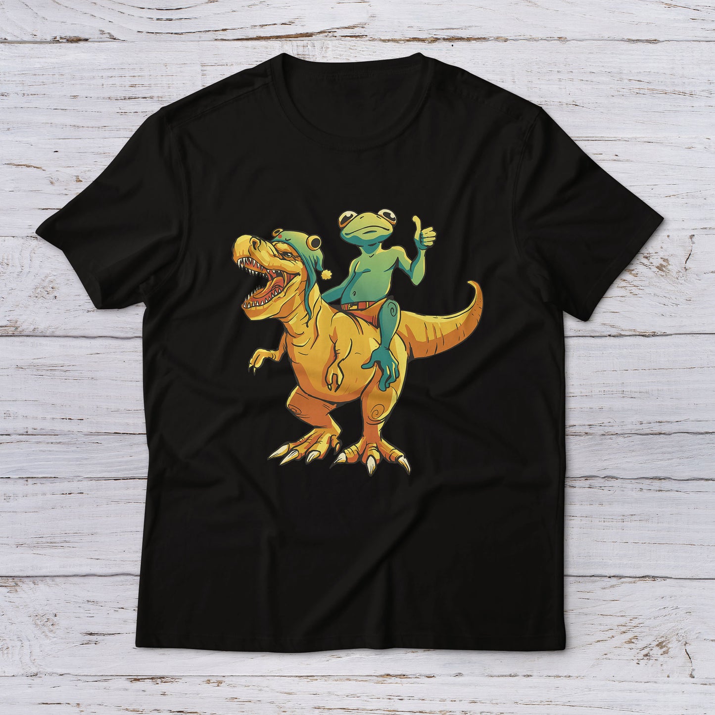 Lootgear - Cartoon World: Riding Frog T-Shirt