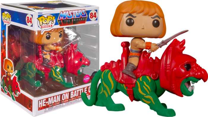 Funko POP! Rides - MOTU: He-Man on Battlecat Flocked