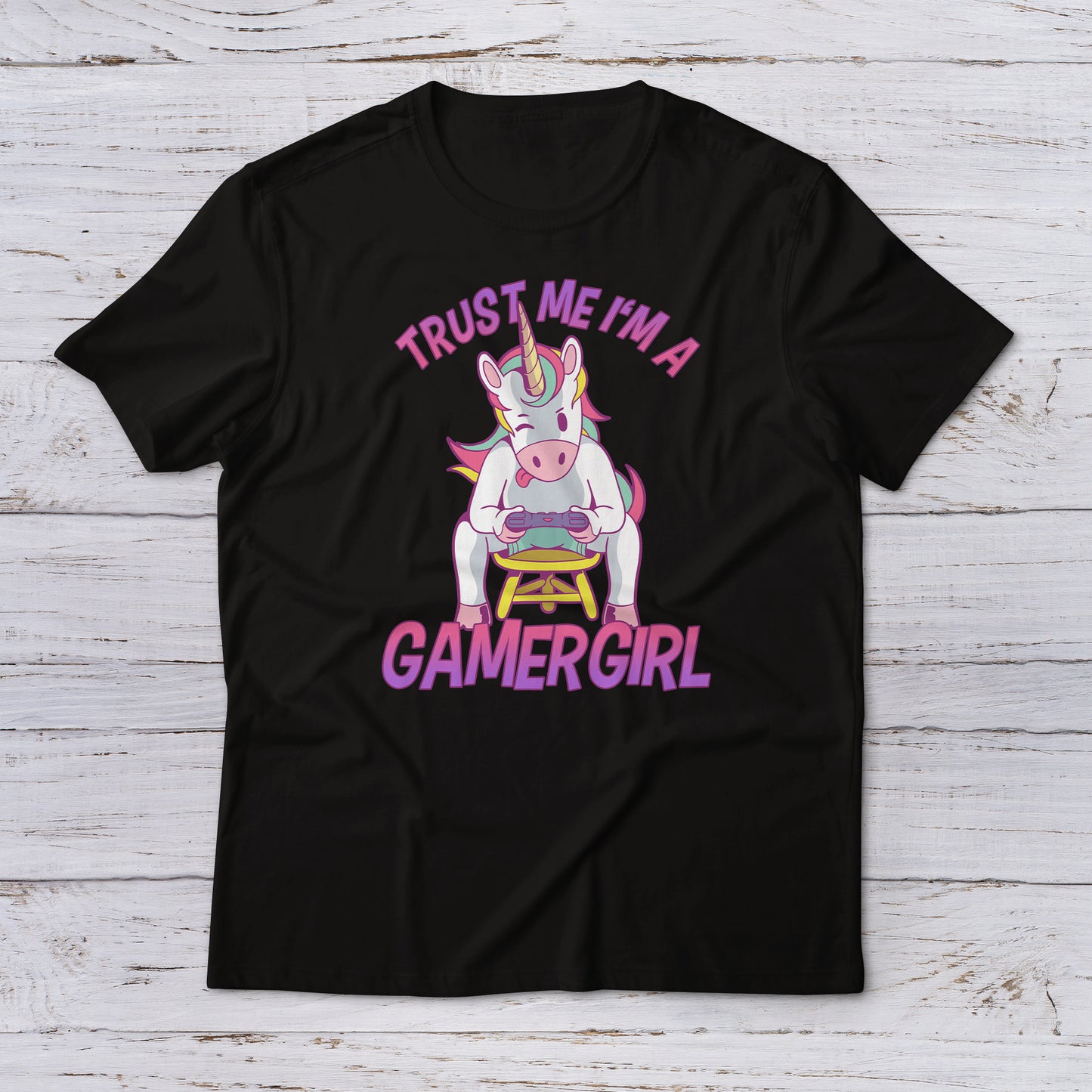 Lootgear - Gaming: Unicorn Gamergirl T-Shirt