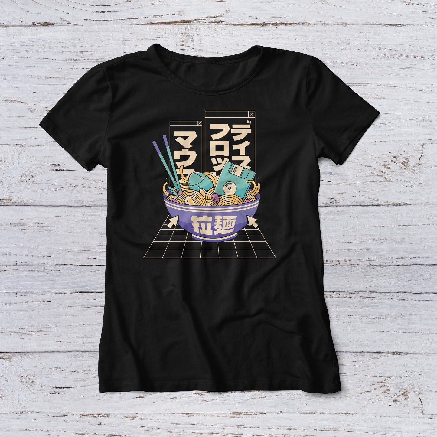 Lootgear - Gaming: Retrowave Ramen T-Shirt