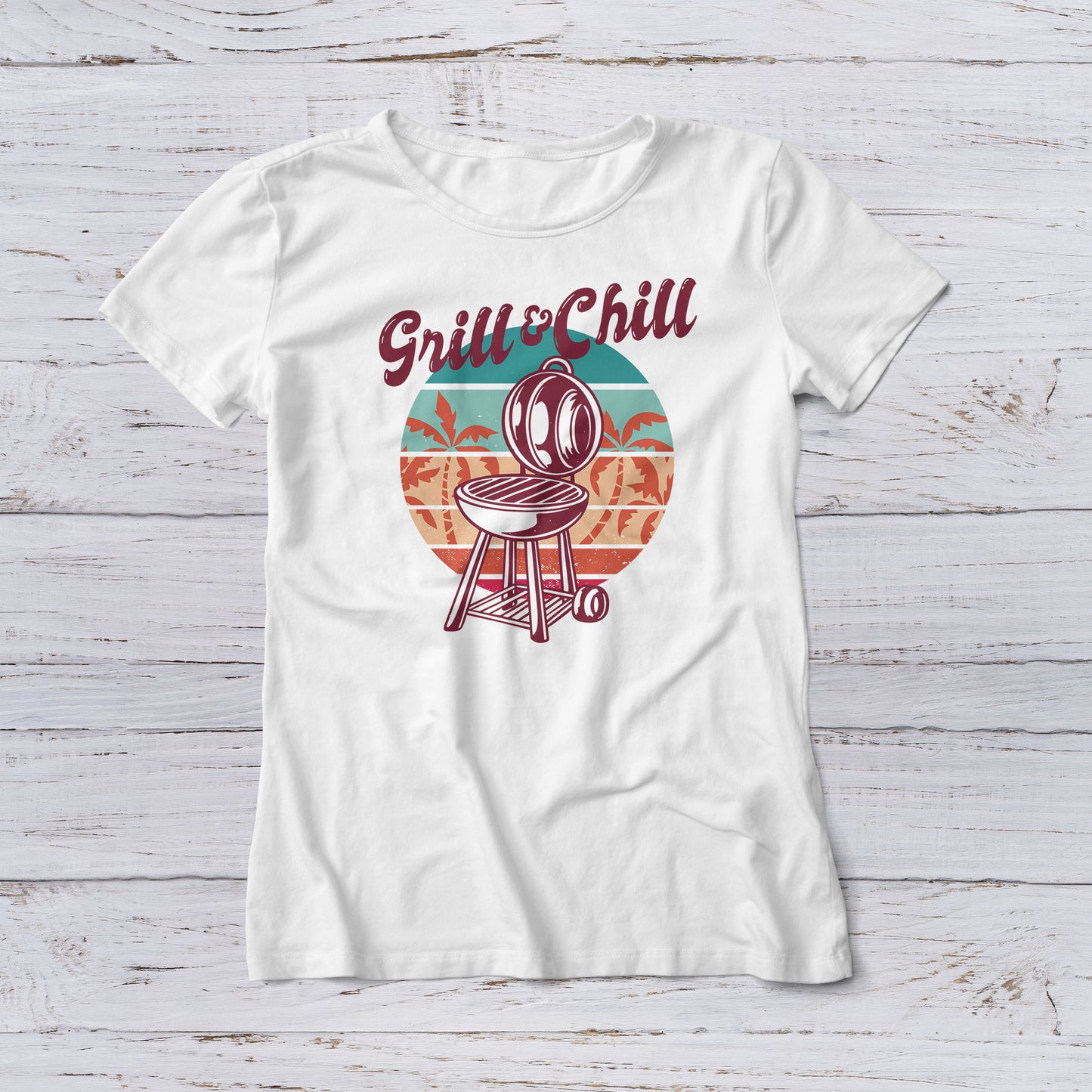 Lootgear - Cartoon World: Grill & Chill T-Shirt - lootstore.de
